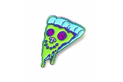 Pizza Face enamel pin