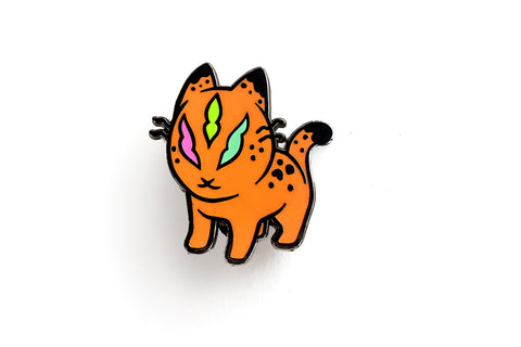 Triclops Kitty Hard enamel pin