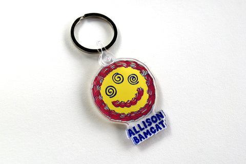 Cake Face Acrylic Keychain