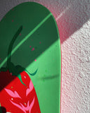 "Ghost Pepper" Original Painting on Skate Deck
