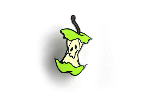 Apple Core enamel pin