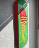 "Ghost Pepper" Original Painting on Skate Deck