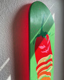 "Ghost Pepper" Original Painting on Skate Deck