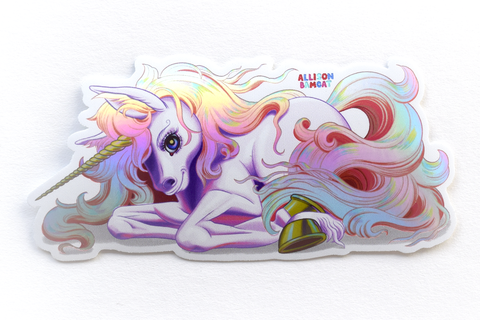 "Unicorn" Holographic Vinyl Sticker